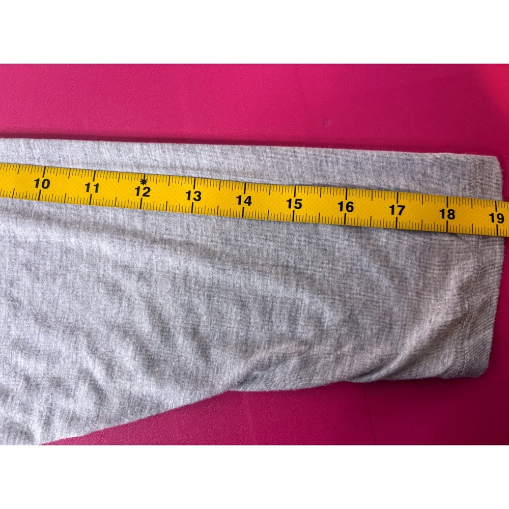 DOLAN Womens Gray Scoop Neck 3/4 Sleeve Top XL Minimalist Neutral Casual Layered - Picture 8 of 10